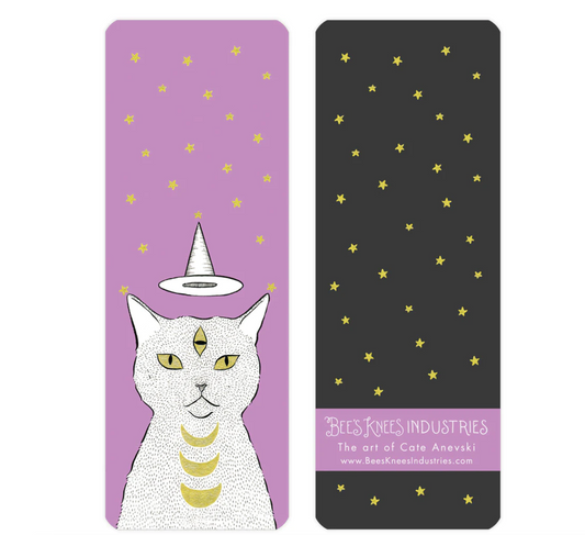 Bookmark - Witchcat in Hat
