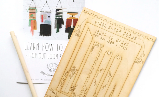 DIY - Pop Out Loom and Tools - No Yarn Included