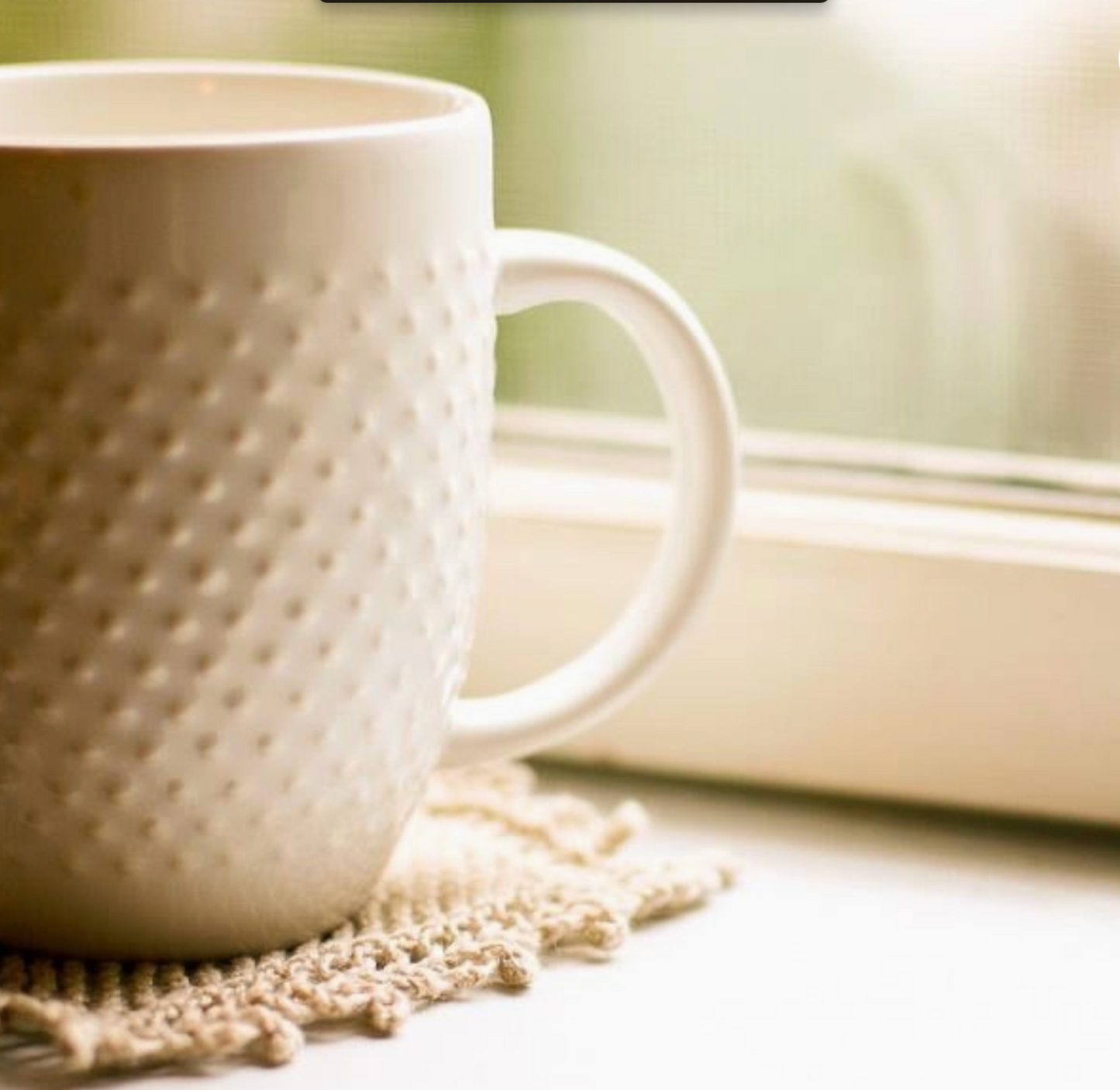 DIY - Knitting - Linen Coaster Kit - Ivory - Size 3 Needle