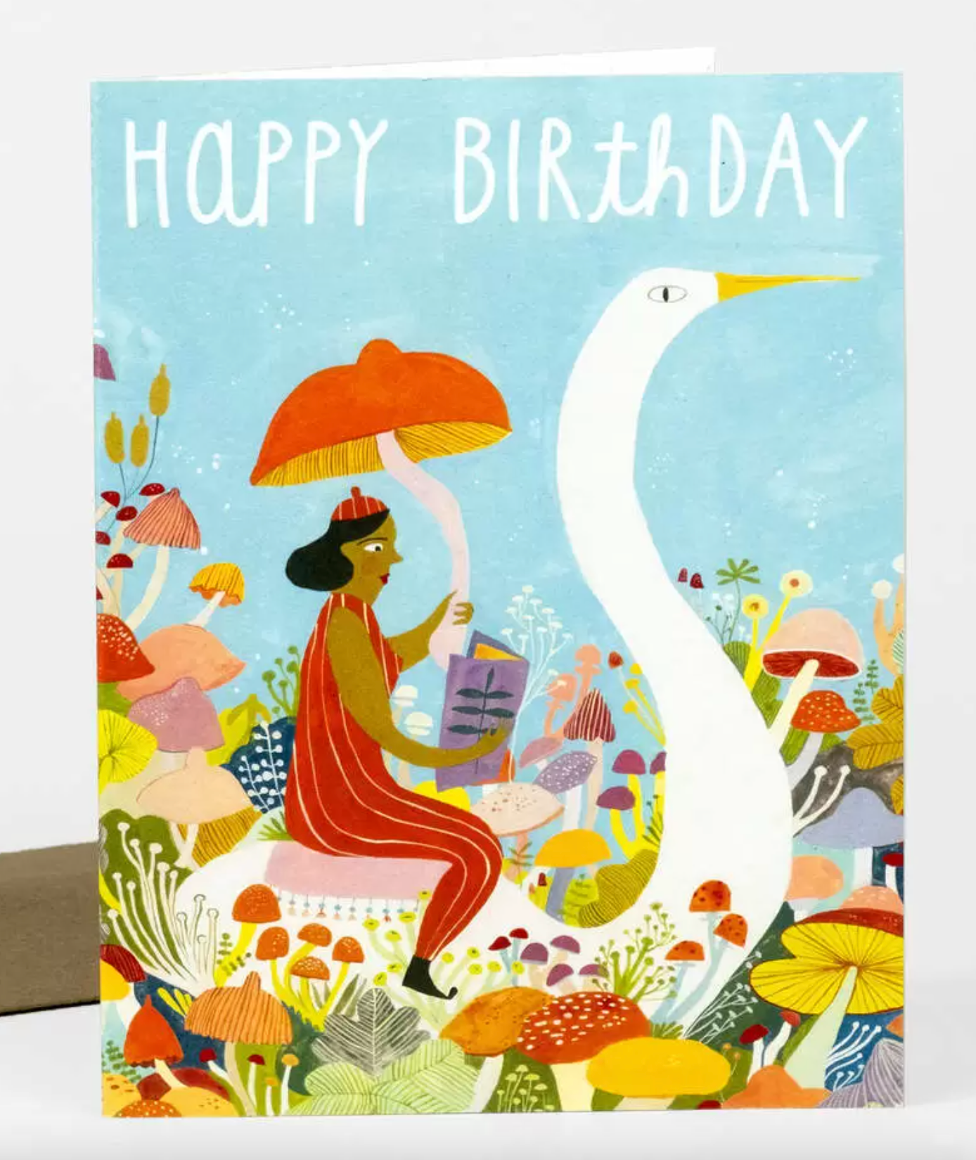 Card - Happy Birthday Swan (Buy Olympia / Esme Shapiro) Birthday