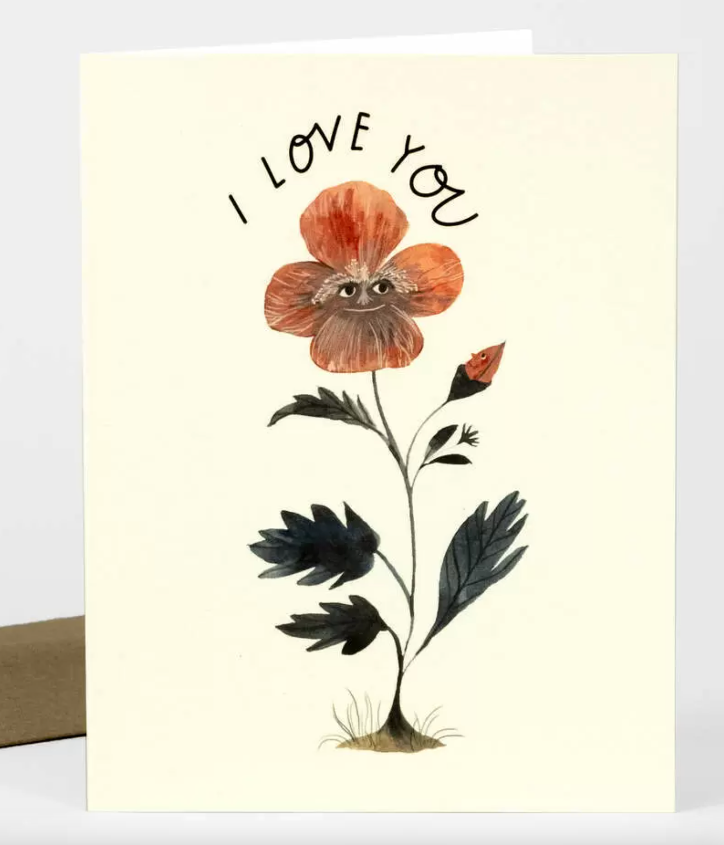 Card - I Love You Flower Faces (Buy Olympia / Esme Shapiro)
