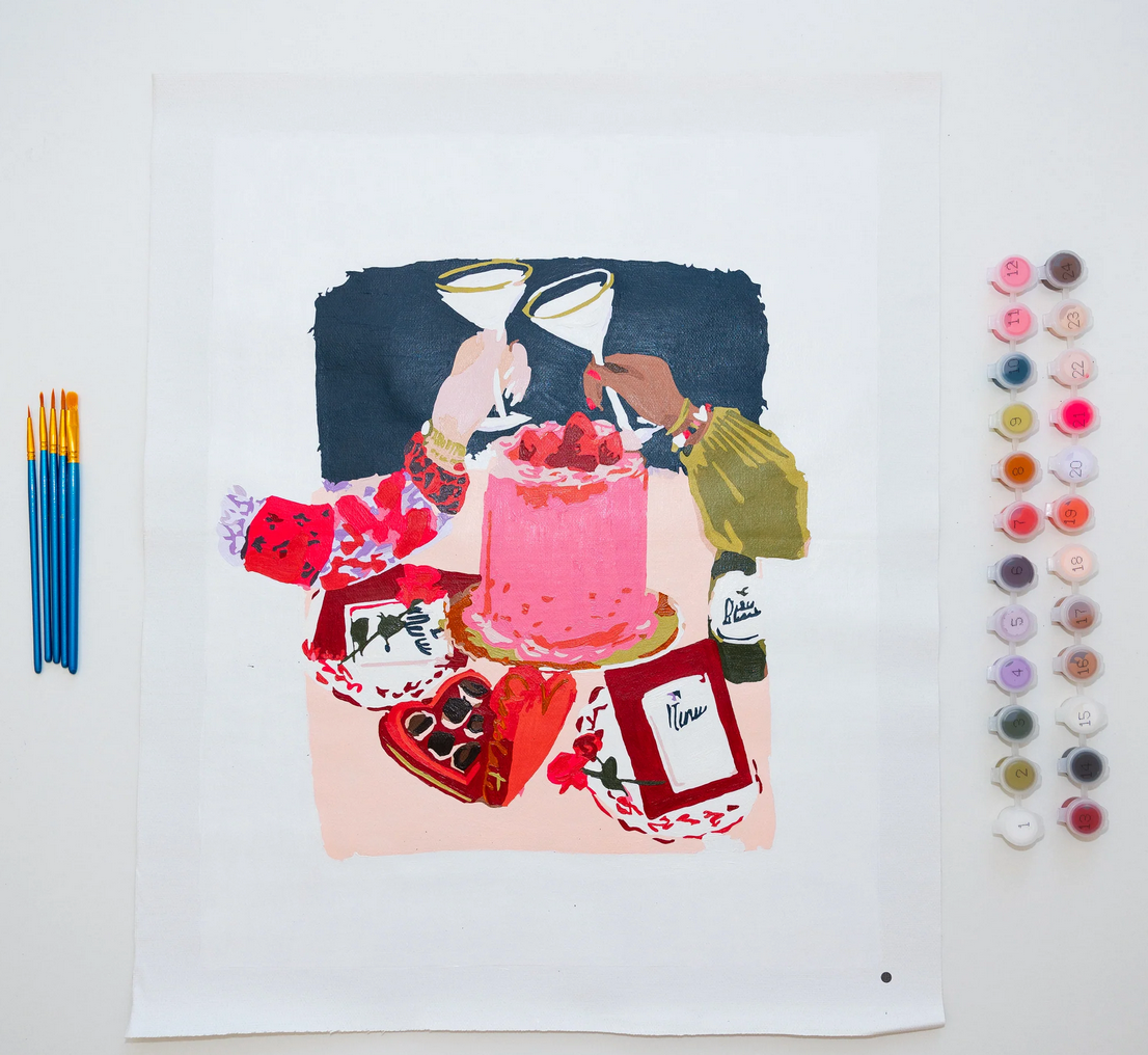Very Valentines by Nysha Lilly Paint by Numbers Deluxe
