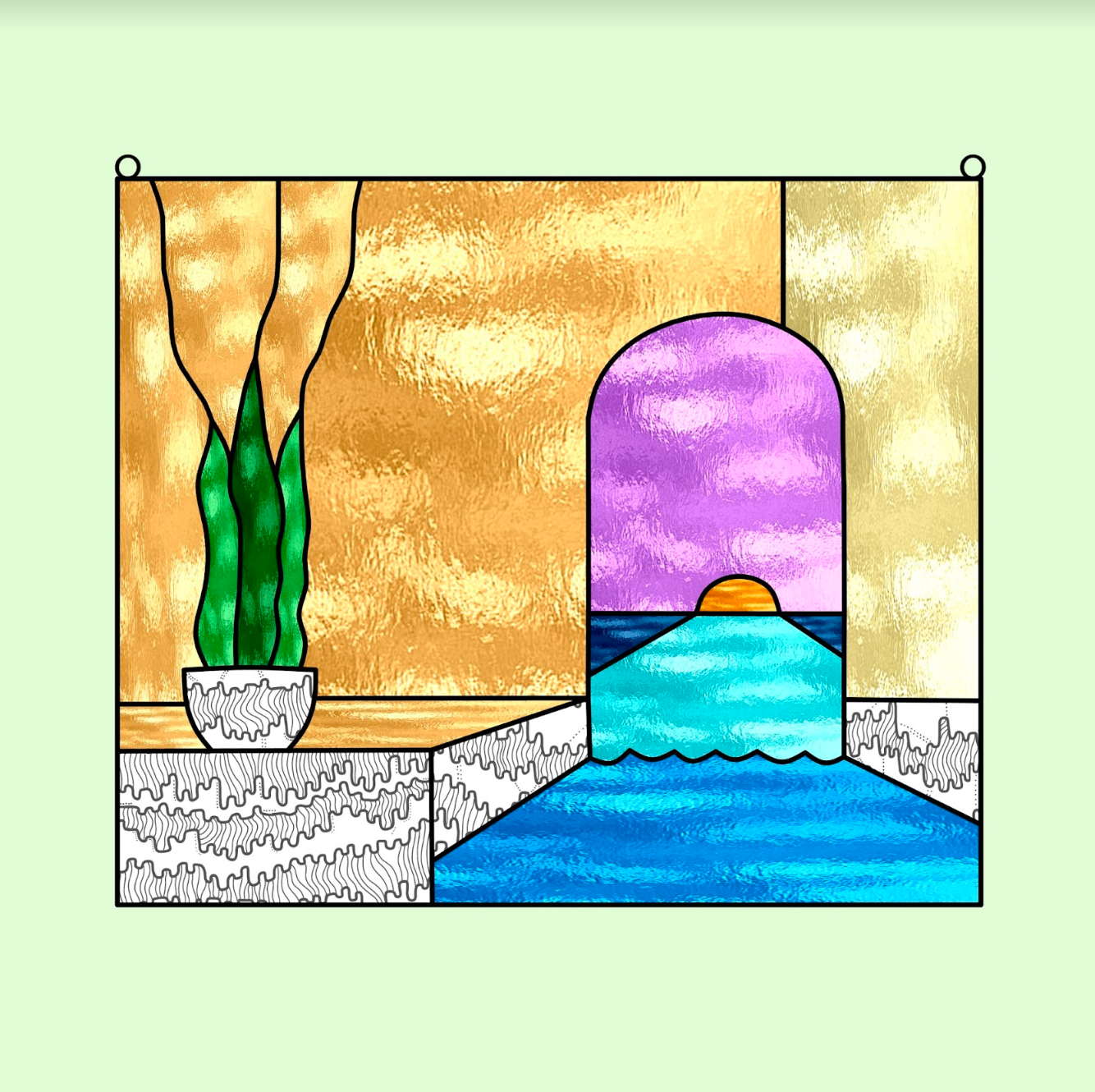 STAINED GLASS CLASS: Let the Waters Rise