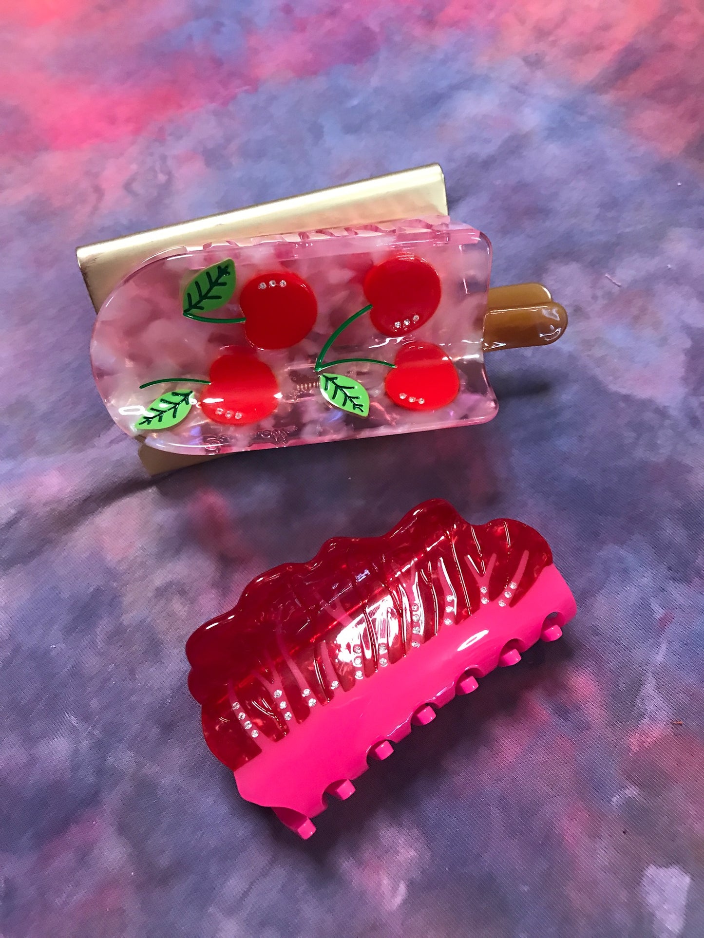 Hair Claw - Cherry Popsicle (Centinelle)