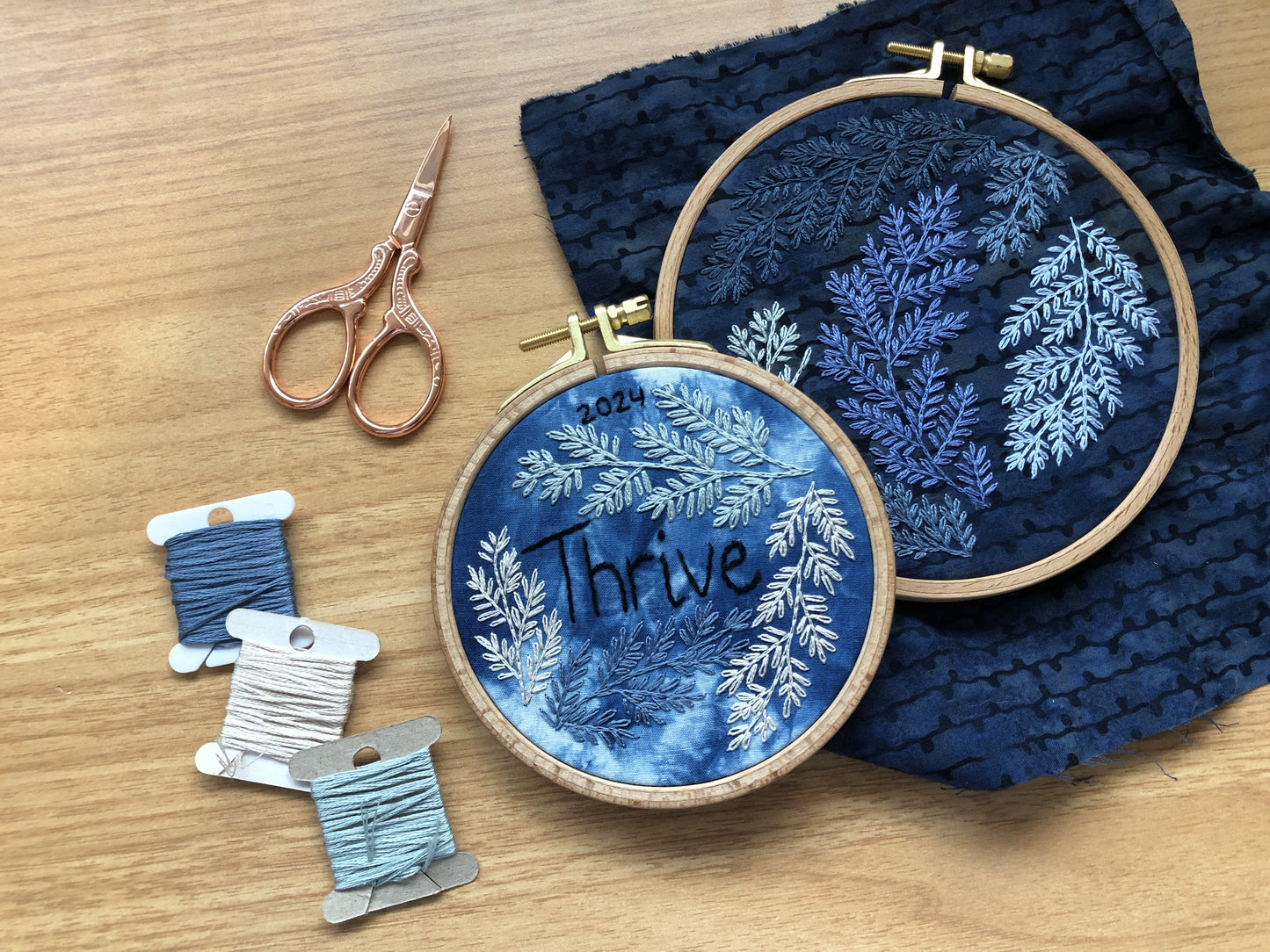 EMBROIDERY CLASS: Embroidered Lettering - Word of the Year