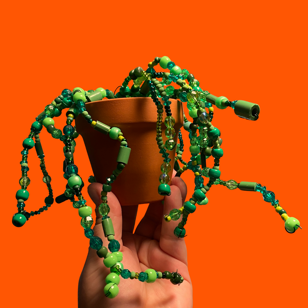 BEADING CLASS: Beaded Plant in Pot