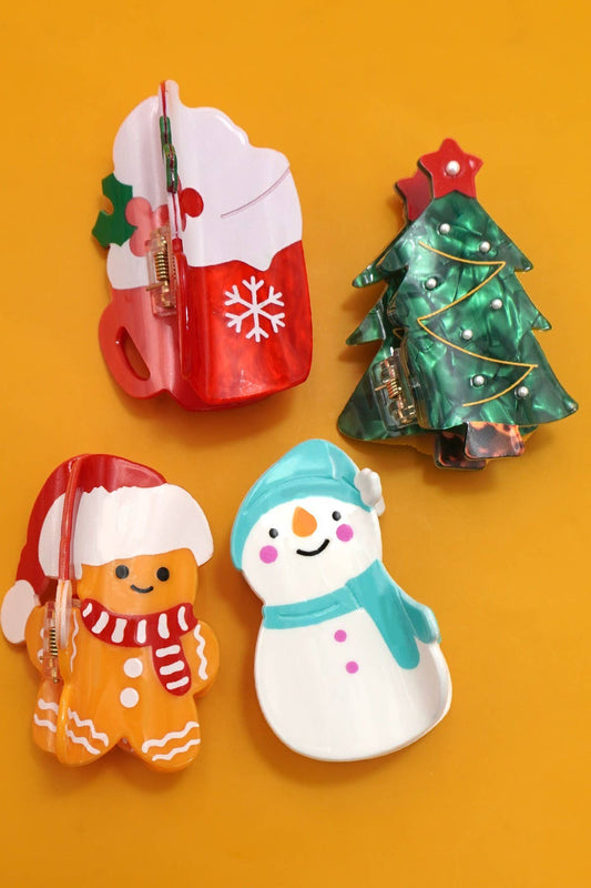 Holiday Claw Clips
