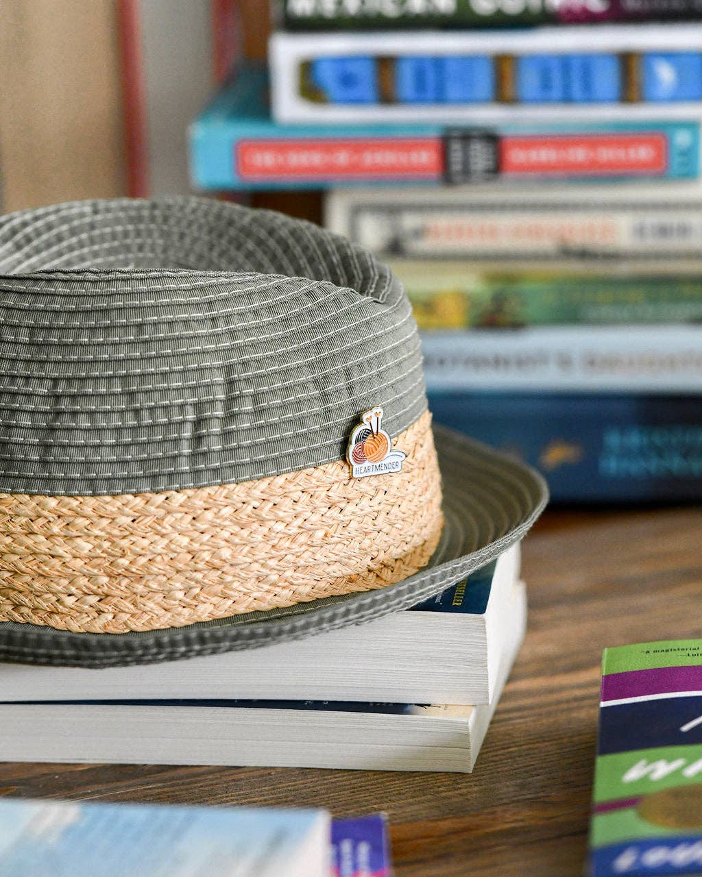 Heartmender Book Enamel Pin