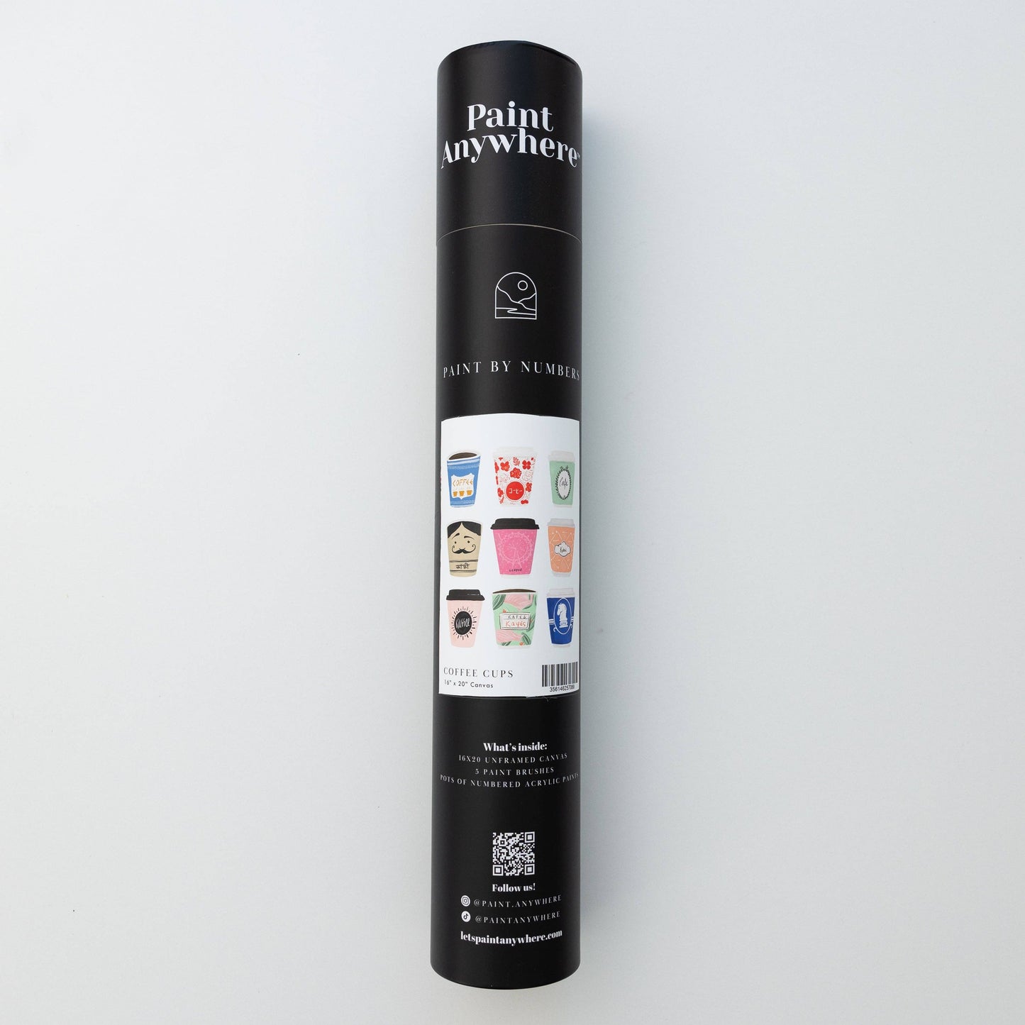 Coffee Cups by Lindsay Brackeen Paint by Numbers Deluxe