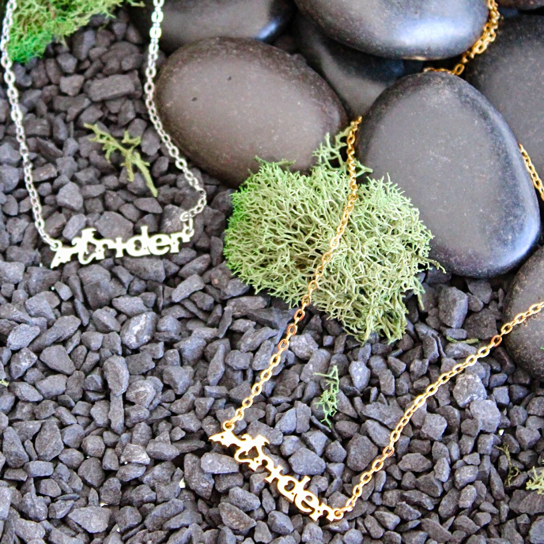 Petite Rider Necklace | Stainless Steel Fantasy Pendant | Dainty Romantasy Jewelry Inspired by BOOKTOK