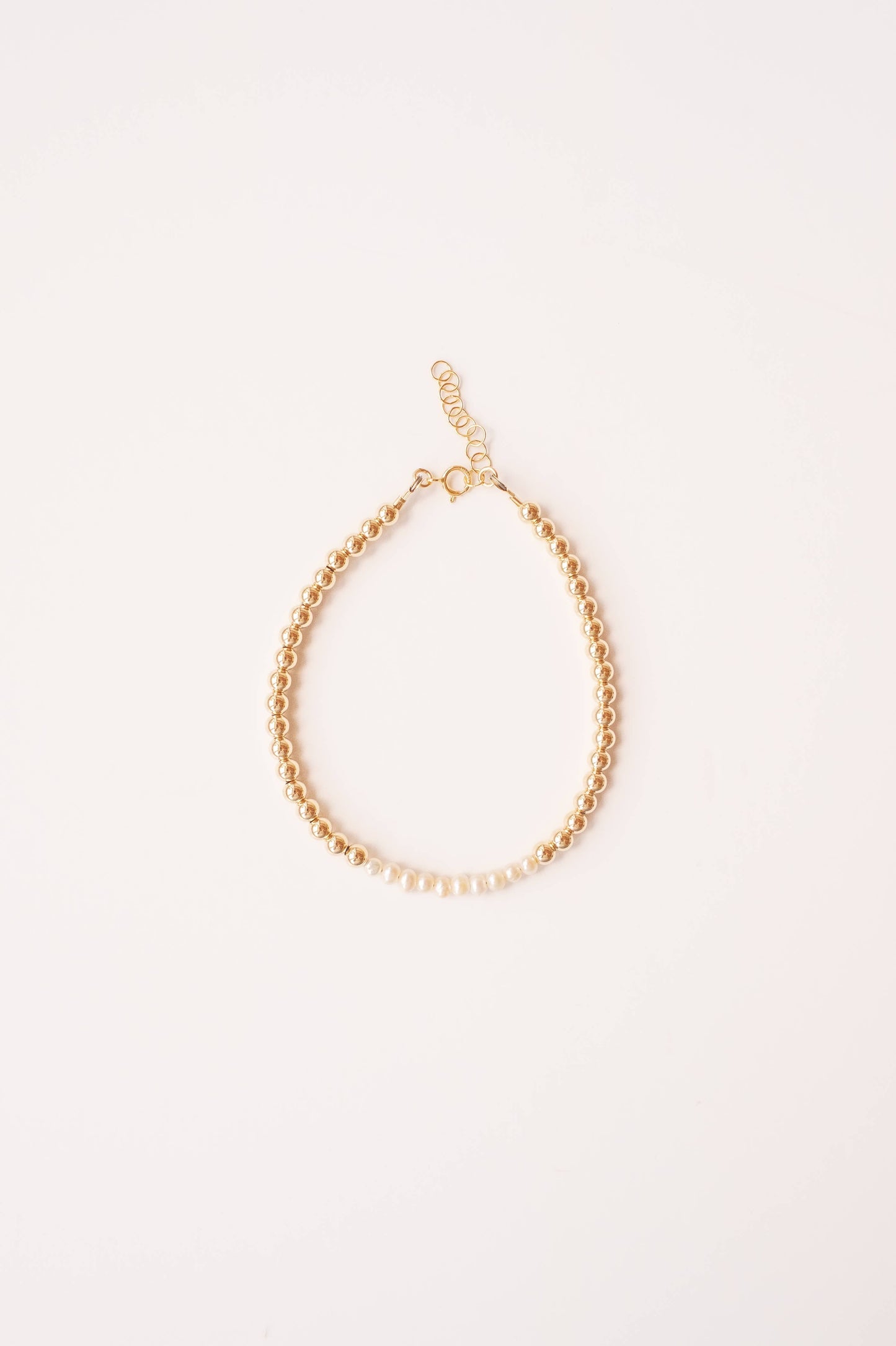 Gold Pearl Bracelet