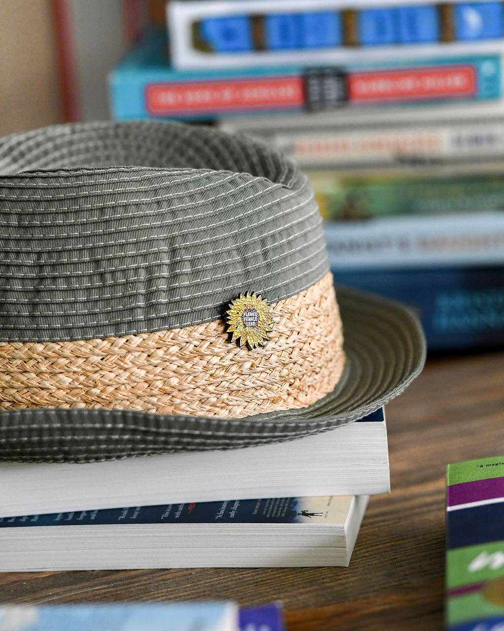 Flawed Female Lead Book Enamel Pin