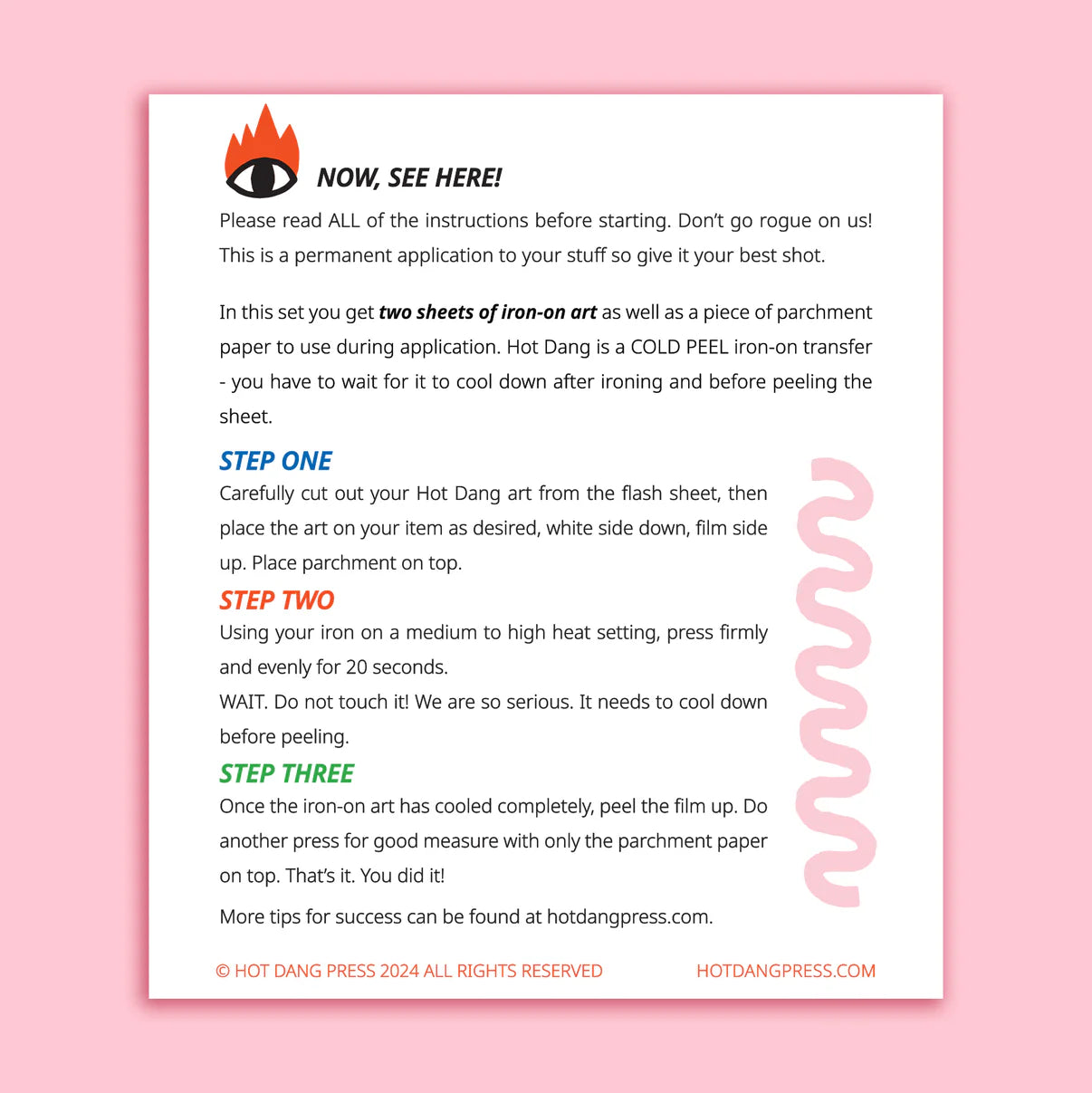 DIY - Iron On Art - Bacon And Egg Buddies (Hot Dang Press)