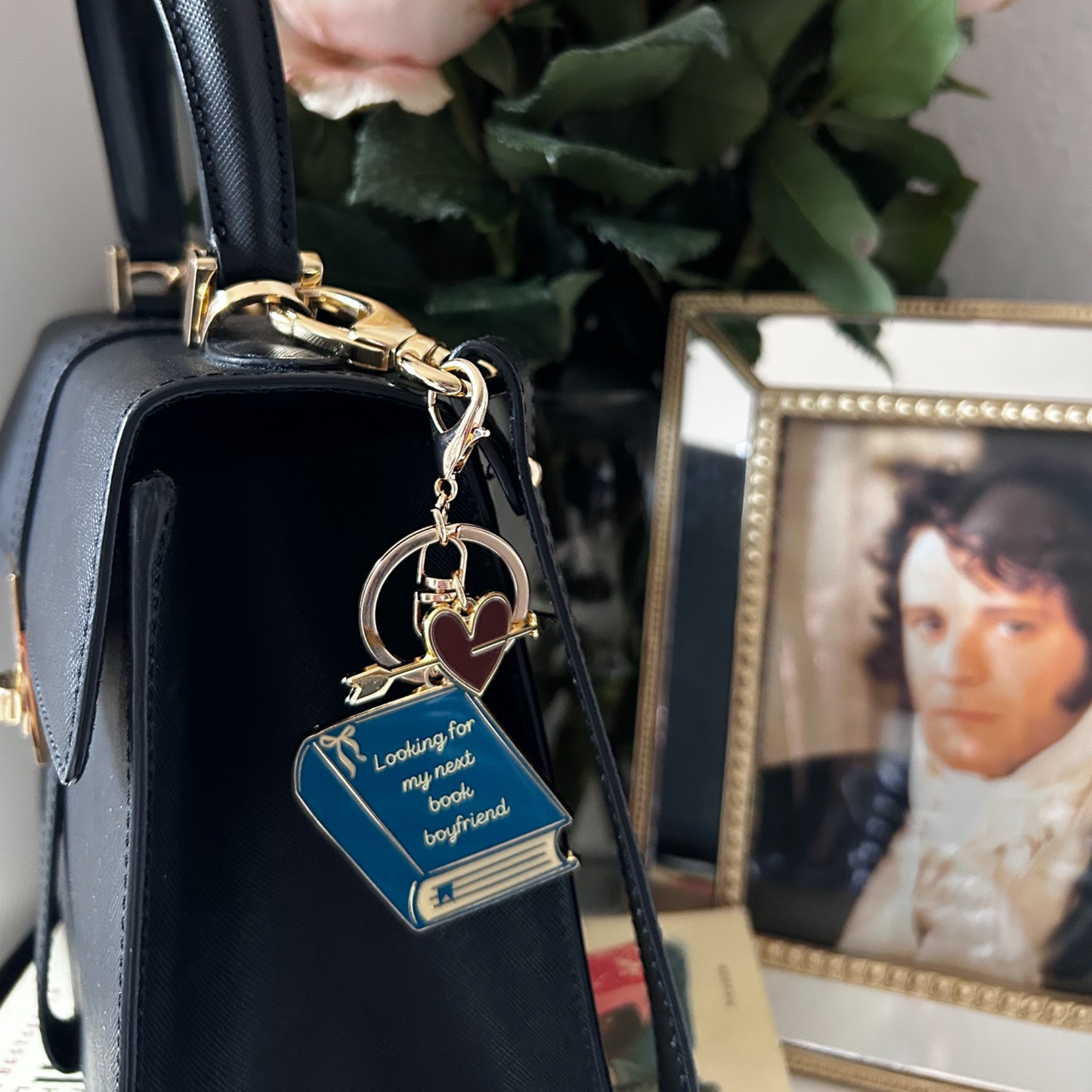 Looking for My Next Book Boyfriend Keychain and Bag Charm