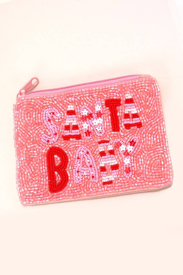 Holiday Seed Bead Pouch