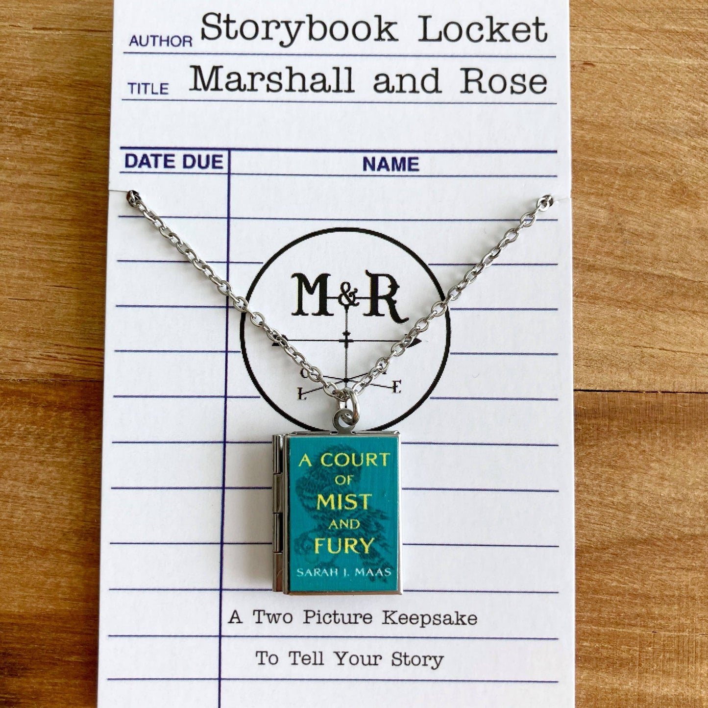 Book Locket A Court of Mist and Fury