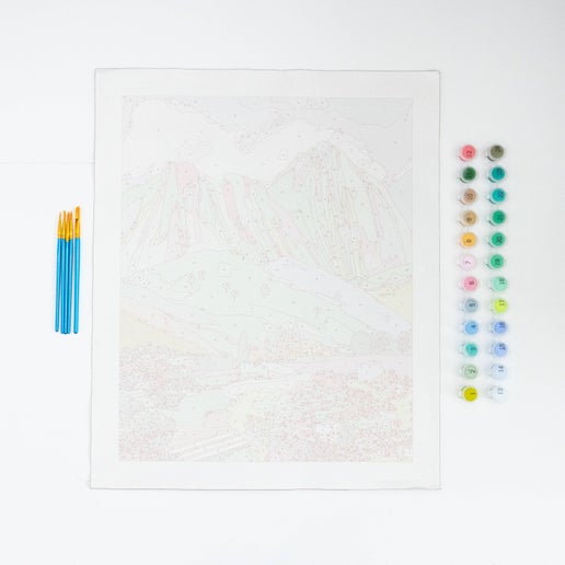 DIY - Paint Kit - Deluxe Dolomites (Paint Anywhere / Hebe Studio) Paint by Numbers