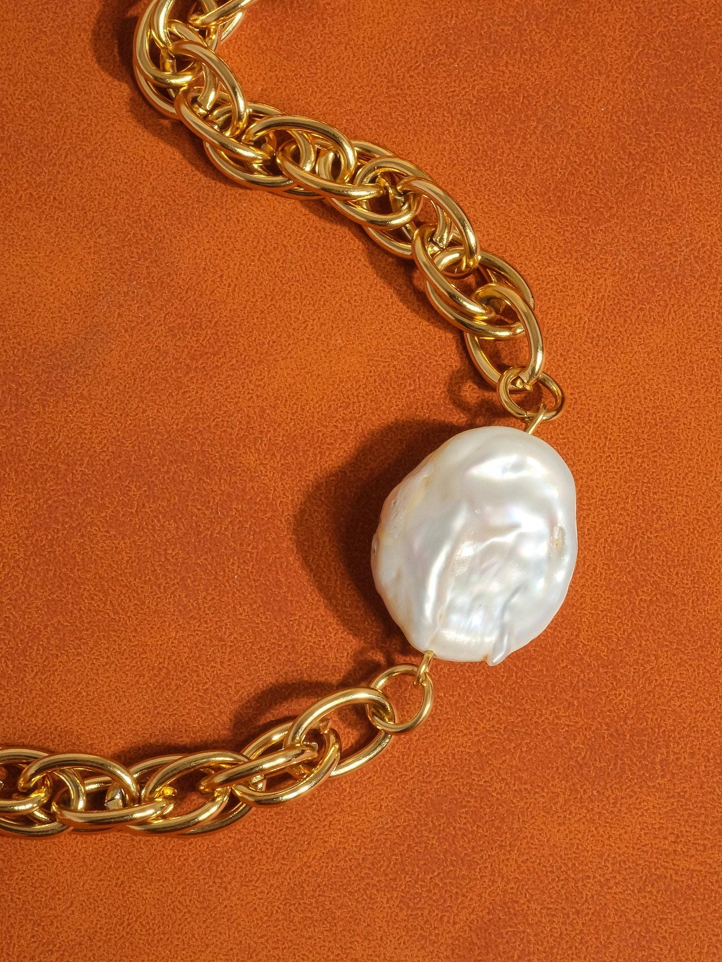 Baliey Bold Pearl Chain Necklace