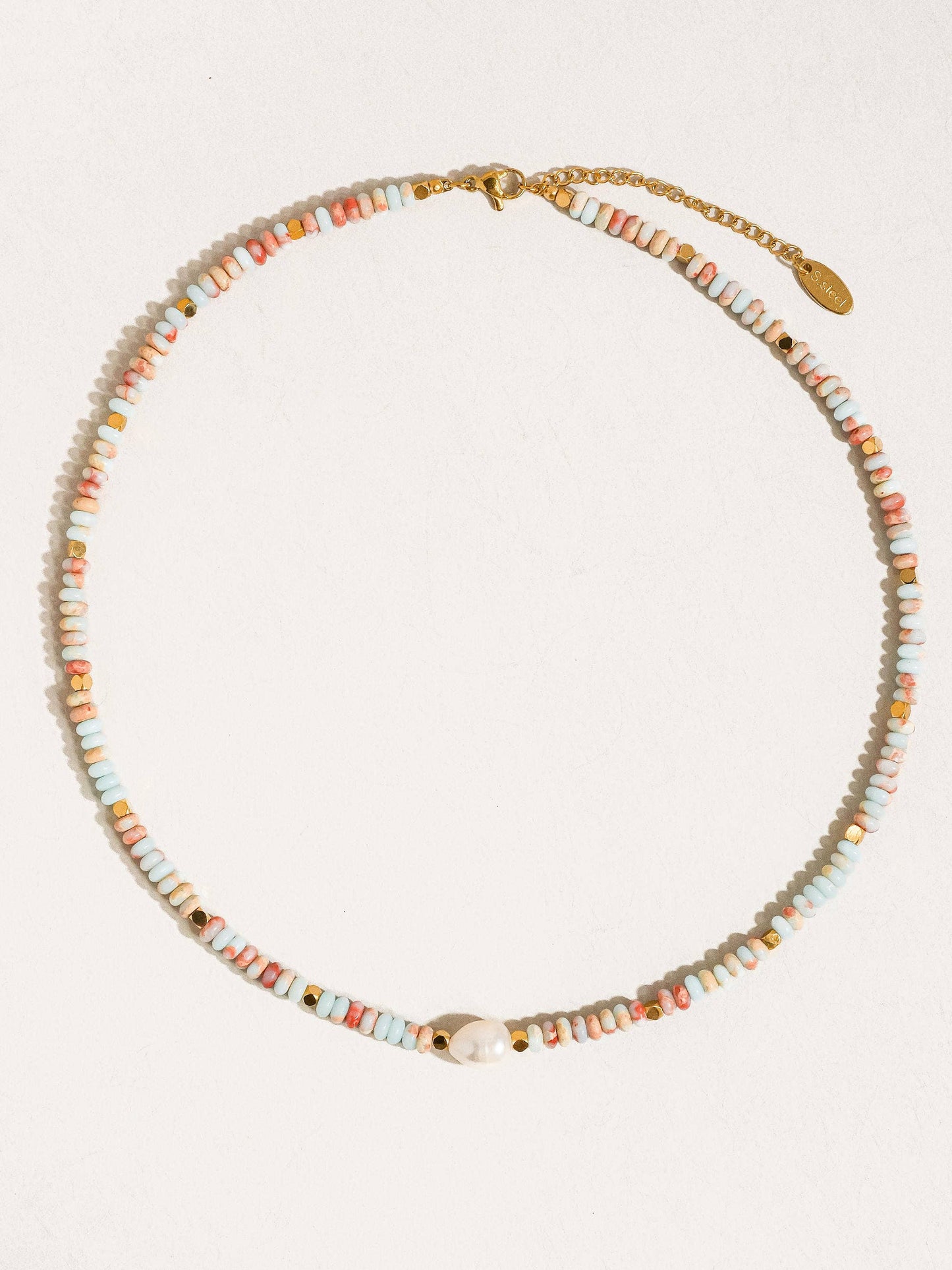 Kate Beaded Pearl Necklace