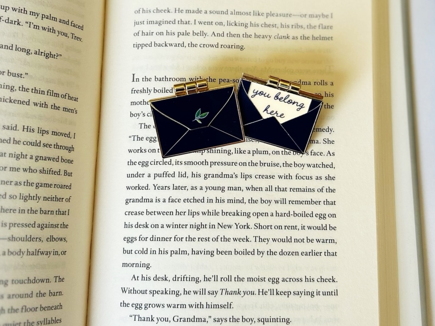 You Belong Here Envelope Enamel Pin
