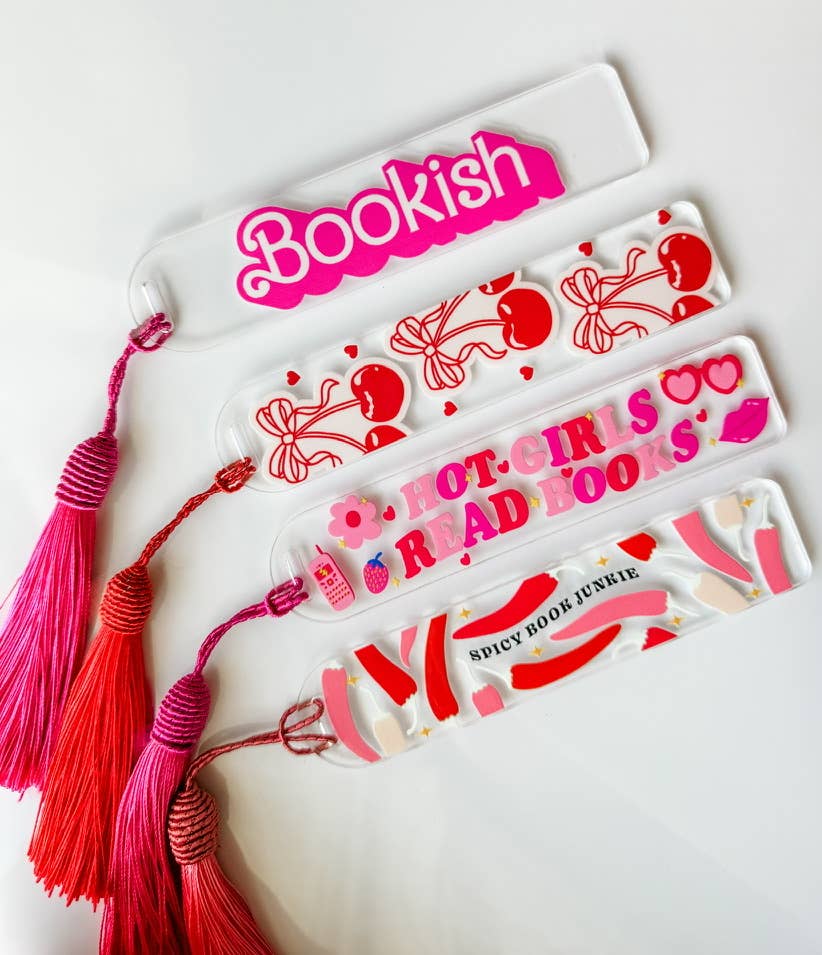 Bookmark - Book Store Gift - Acrylic - Spicy Book Junkie