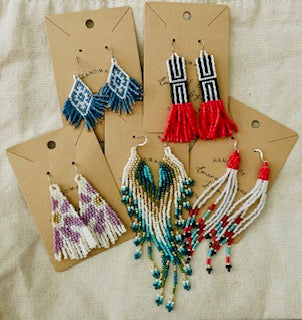 JEWELRY CLASS: Fringe Earrings Beading Workshop