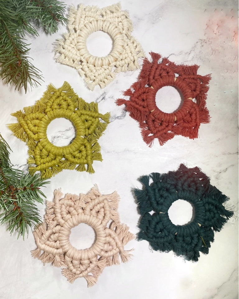 MACRAME CLASS: Macrame Stars