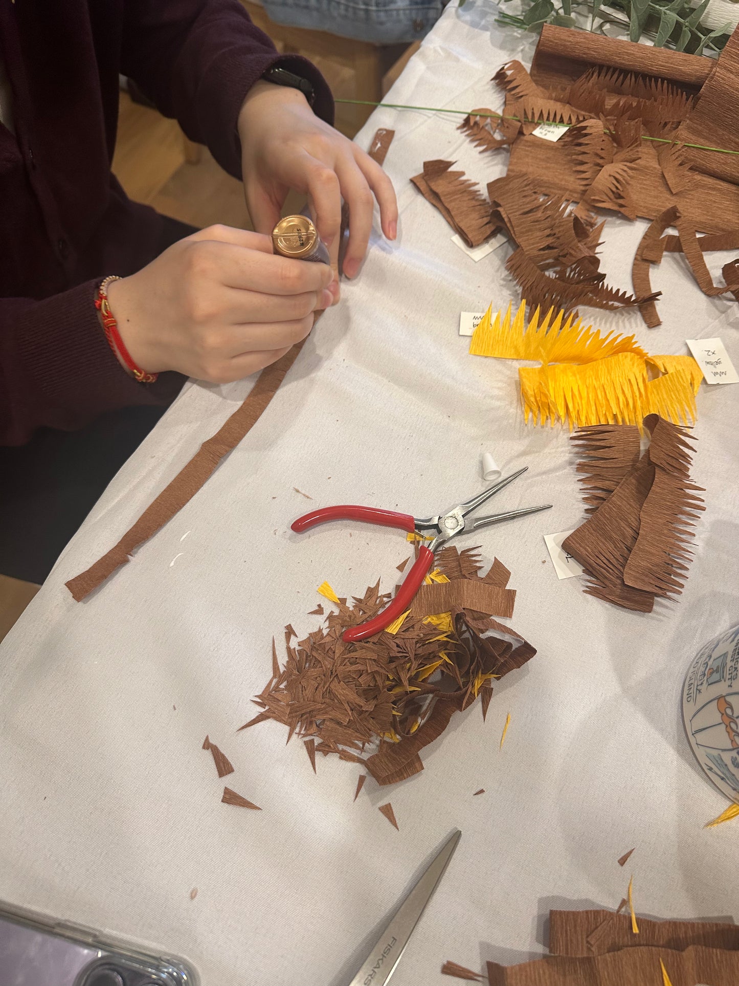 PAPER CLASS: Crepe Paper Sunflower Bouquet