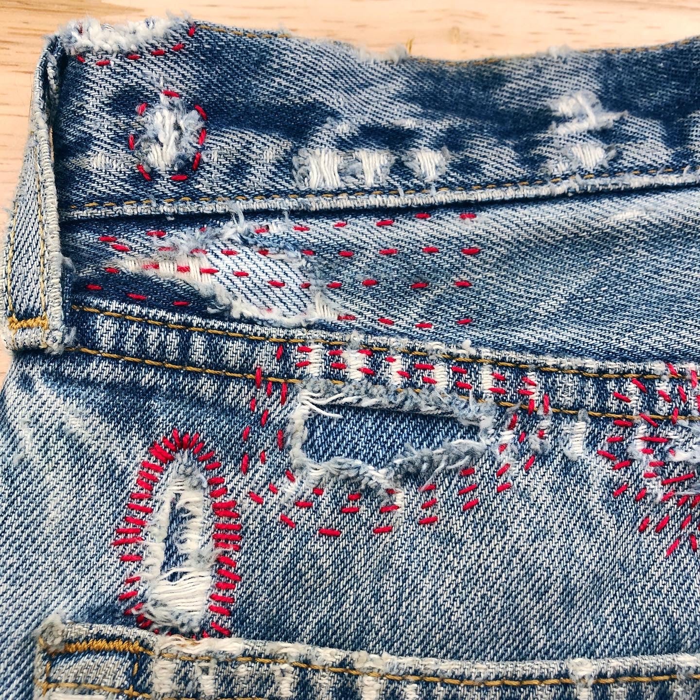Mending Class: Sashiko Style Visible Mending