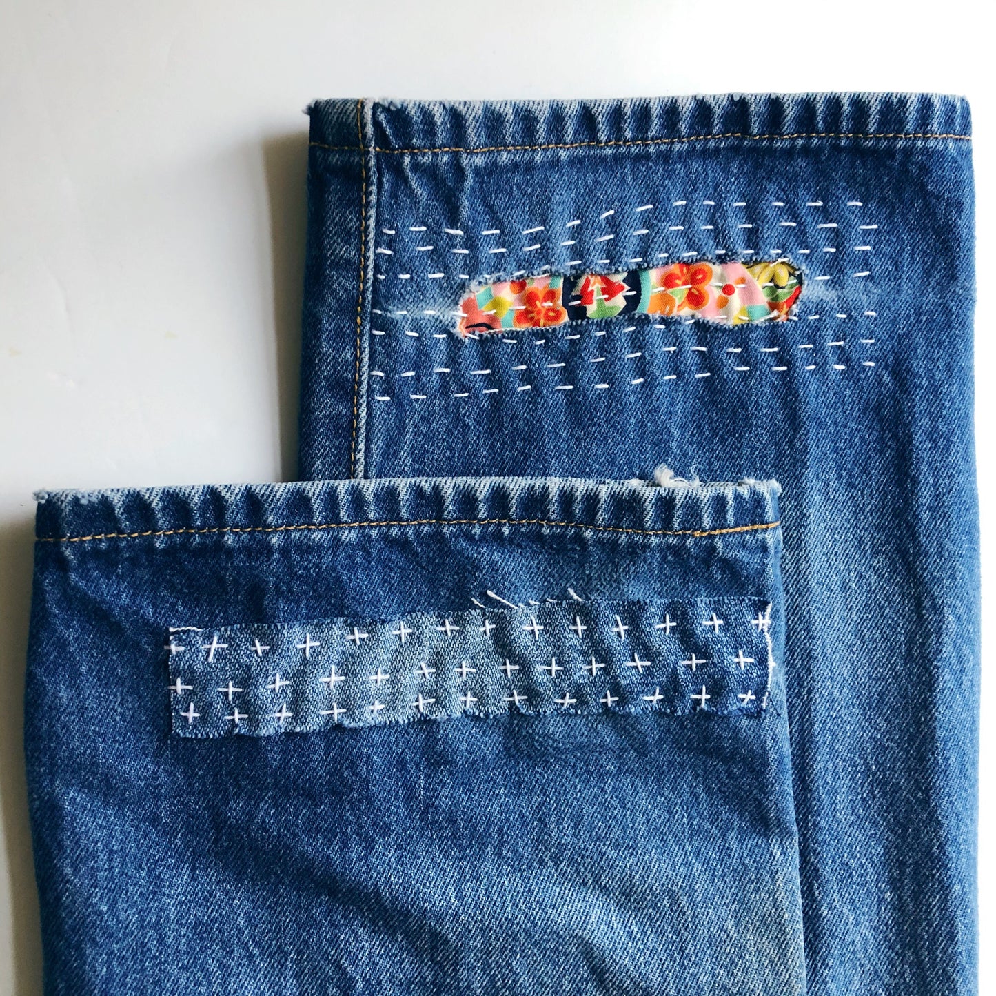 Mending Class: Sashiko Style Visible Mending