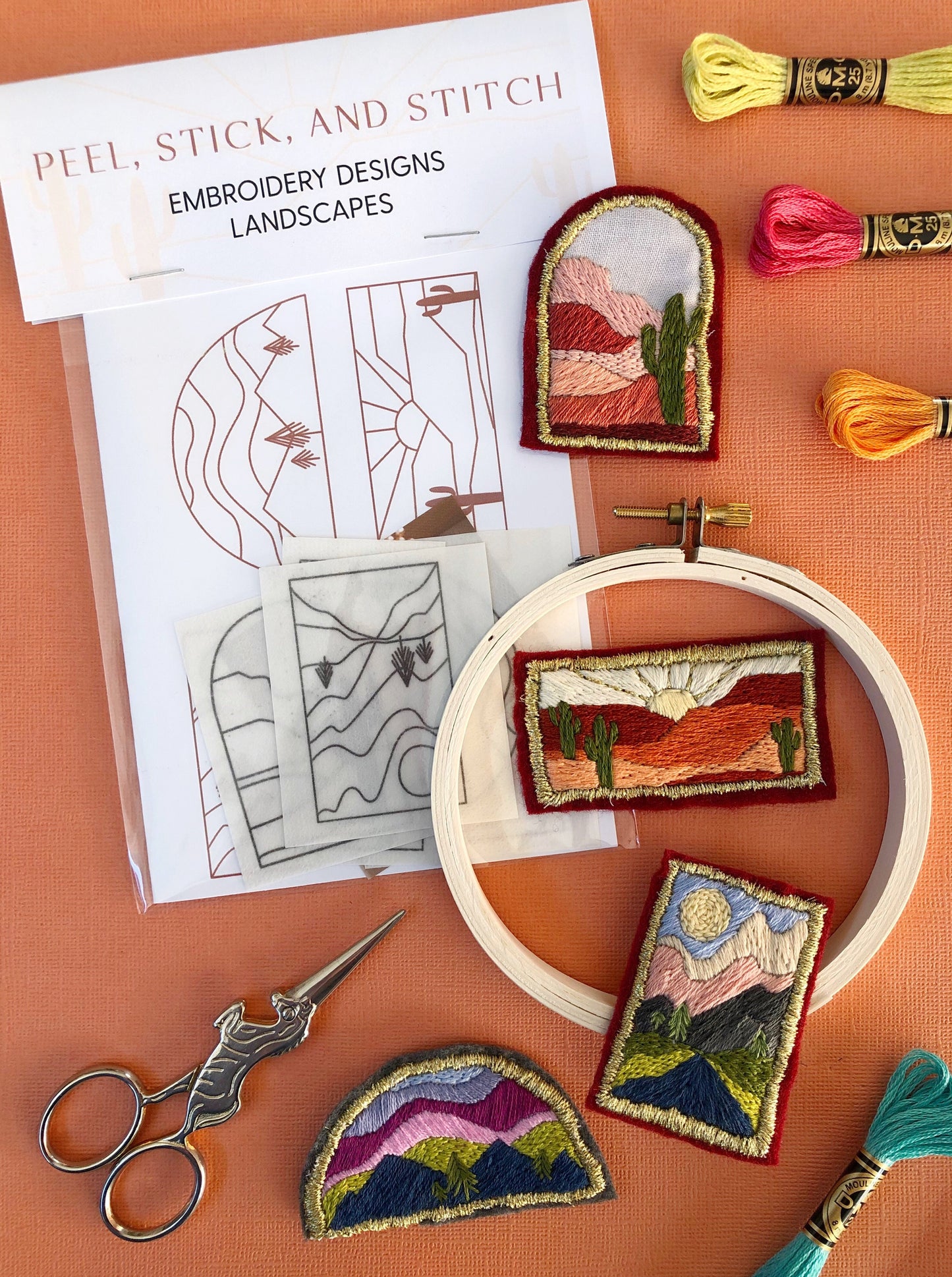 IN PERSON CLASS: Embroidered Landscape Patch