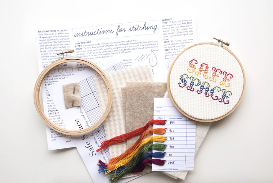 Cross Stitch Kit - Safe Space