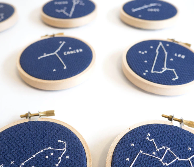 Cross Stitch Kit - Zodiac Sign Aries