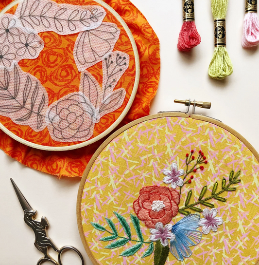 Craft Supply - Peel, Stick & Stitch: Florals