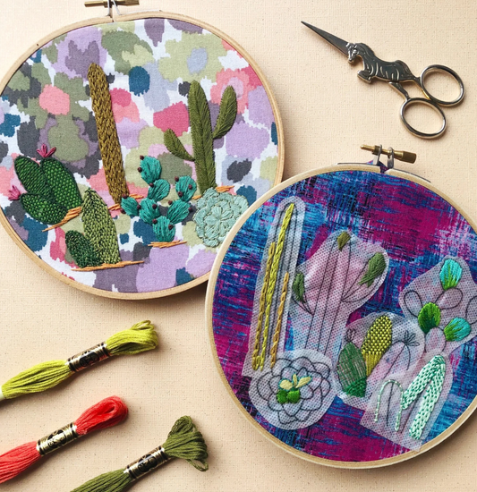 Craft Supply - Peel, Stick & Stitch: Simple Cacti
