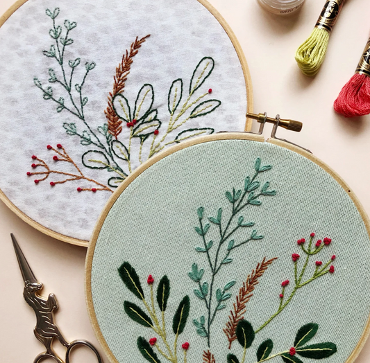 Craft Supply - Peel, Stick & Stitch: Winter Botanicals
