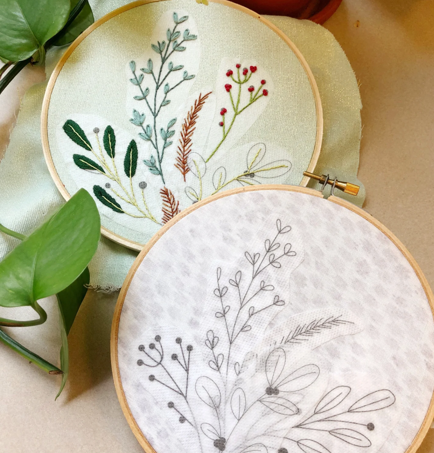 Craft Supply - Peel, Stick & Stitch: Winter Botanicals