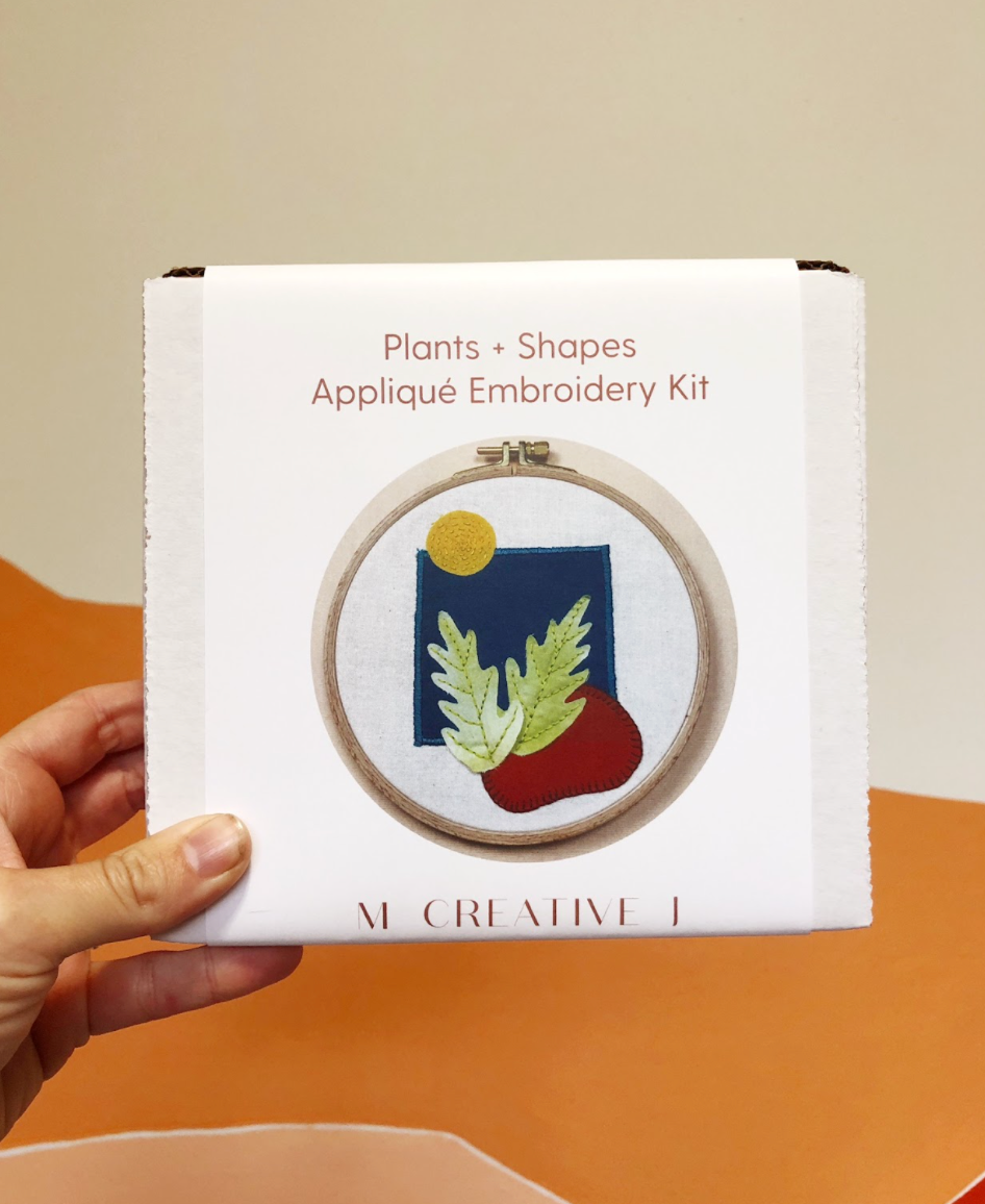 IN PERSON CLASS: Plants + Shapes: Applique and Embroidery