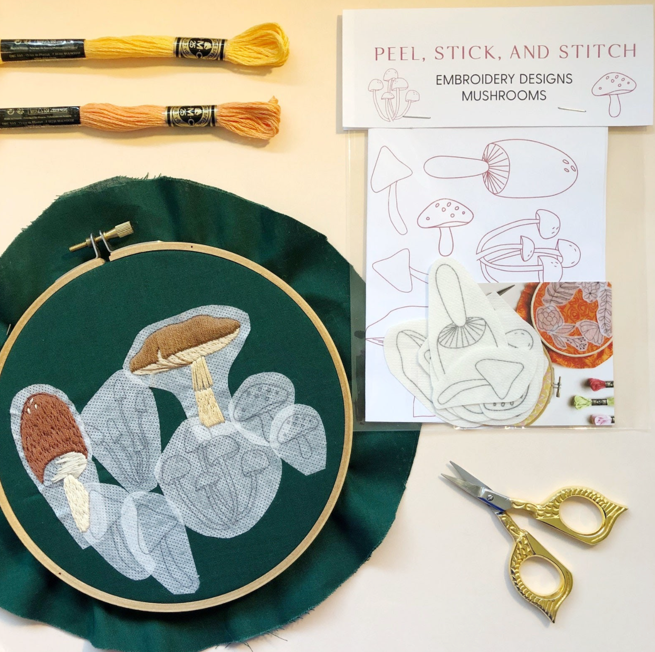 EMBROIDERY CLASS: Magical Mushrooms