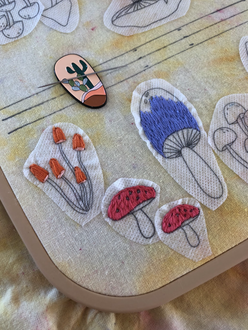 EMBROIDERY CLASS: Magical Mushrooms