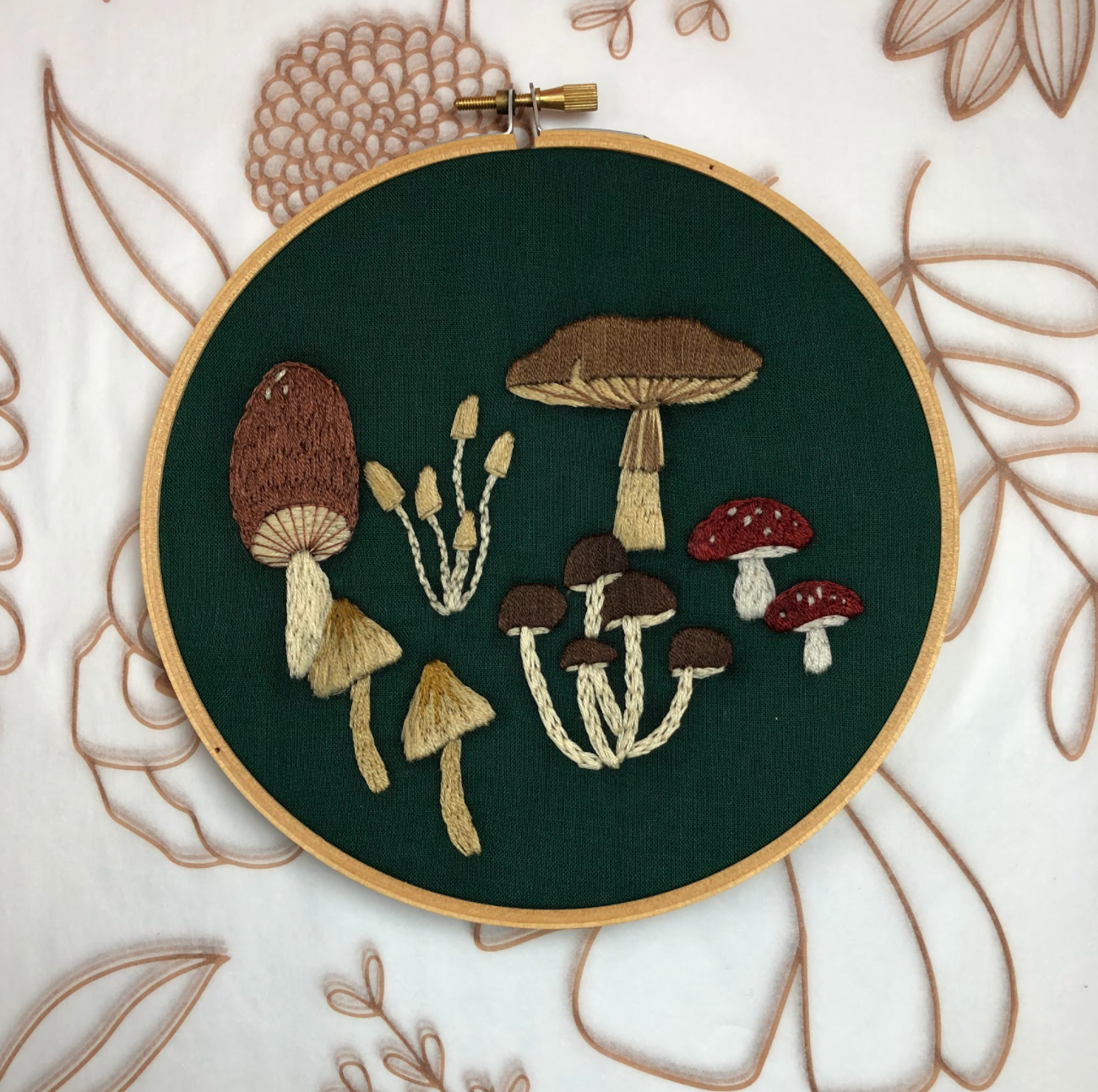 EMBROIDERY CLASS: Magical Mushrooms