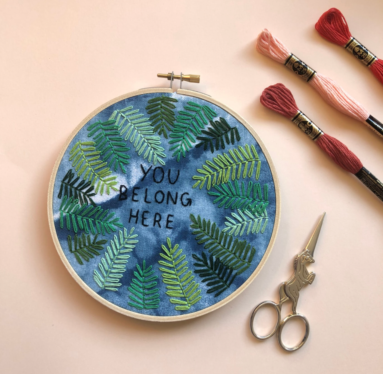 EMBROIDERY CLASS: Positive Plants