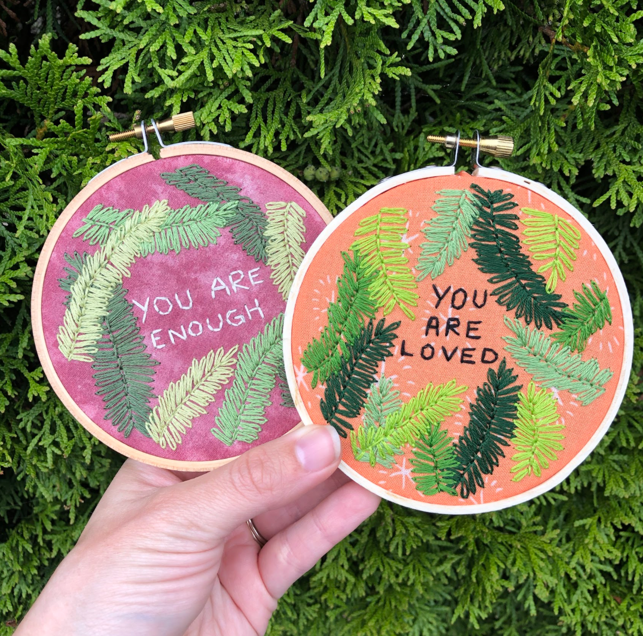 EMBROIDERY CLASS: Positive Plants