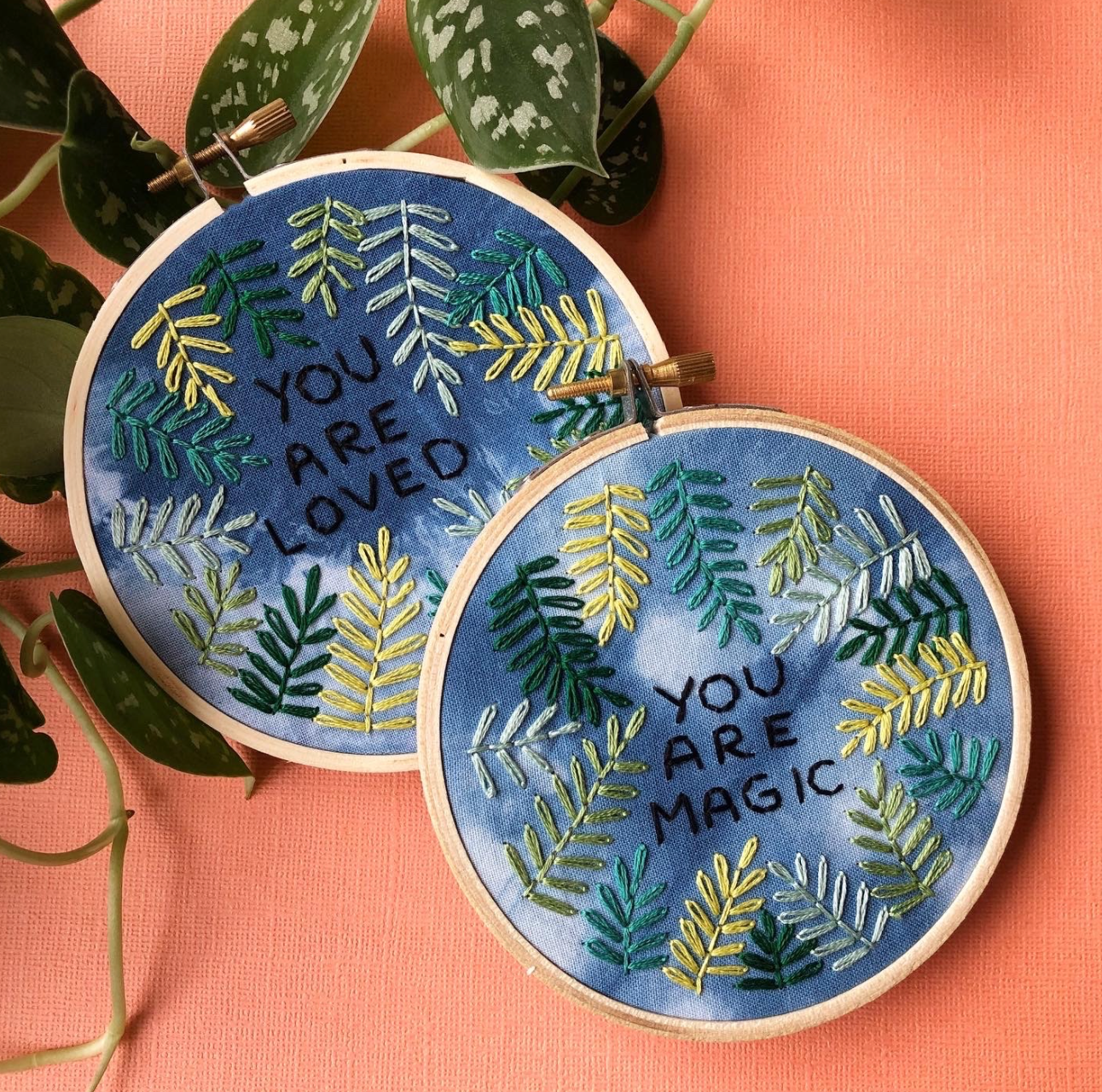 EMBROIDERY CLASS: Positive Plants