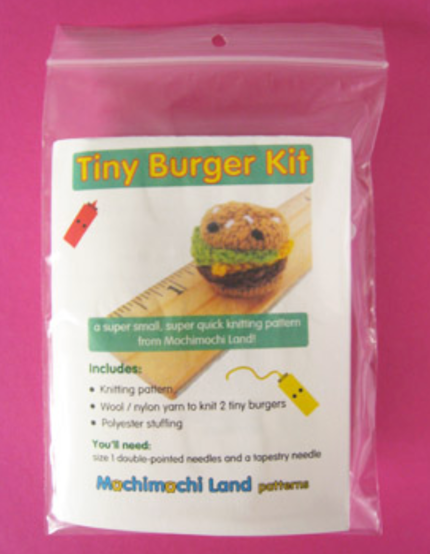 DIY - Knitting Kit - Burger