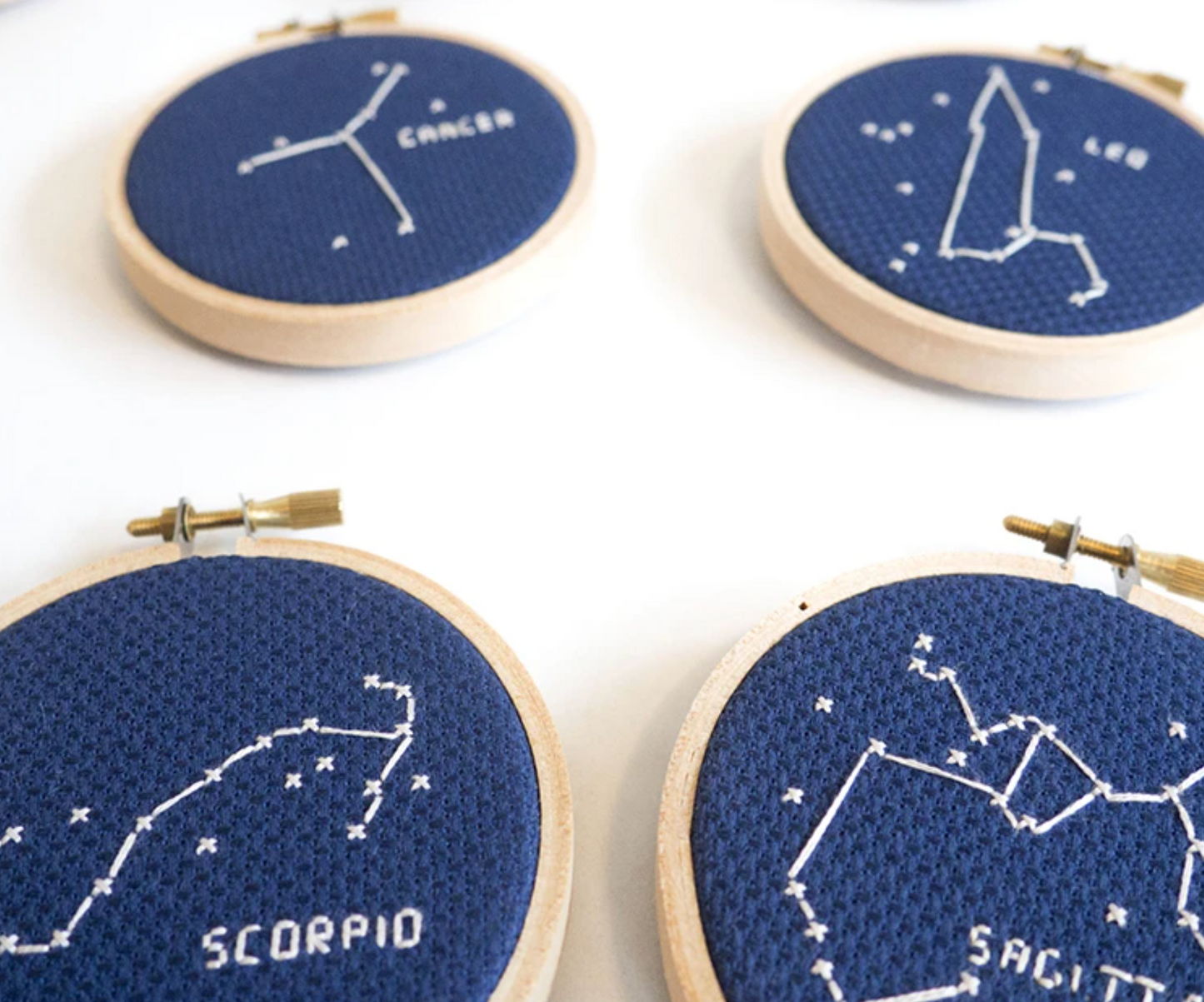 Cross Stitch Kit - Zodiac Pisces