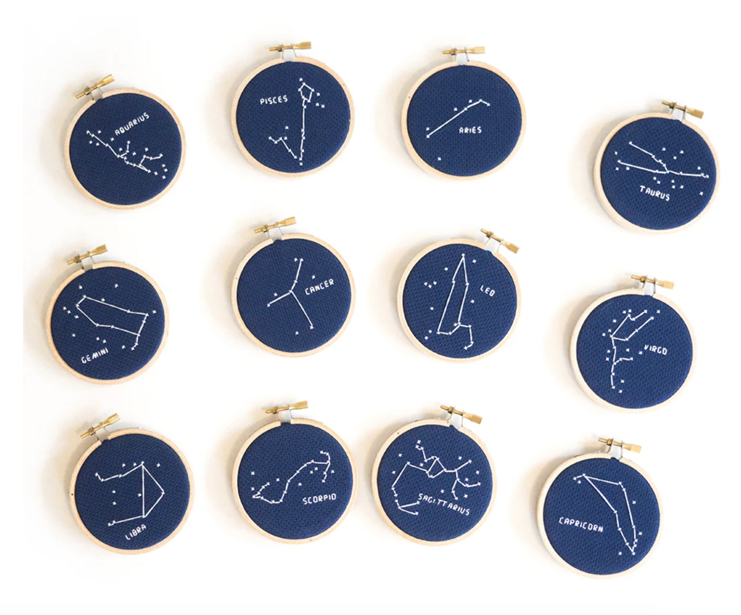 Cross Stitch Kit - Zodiac Pisces