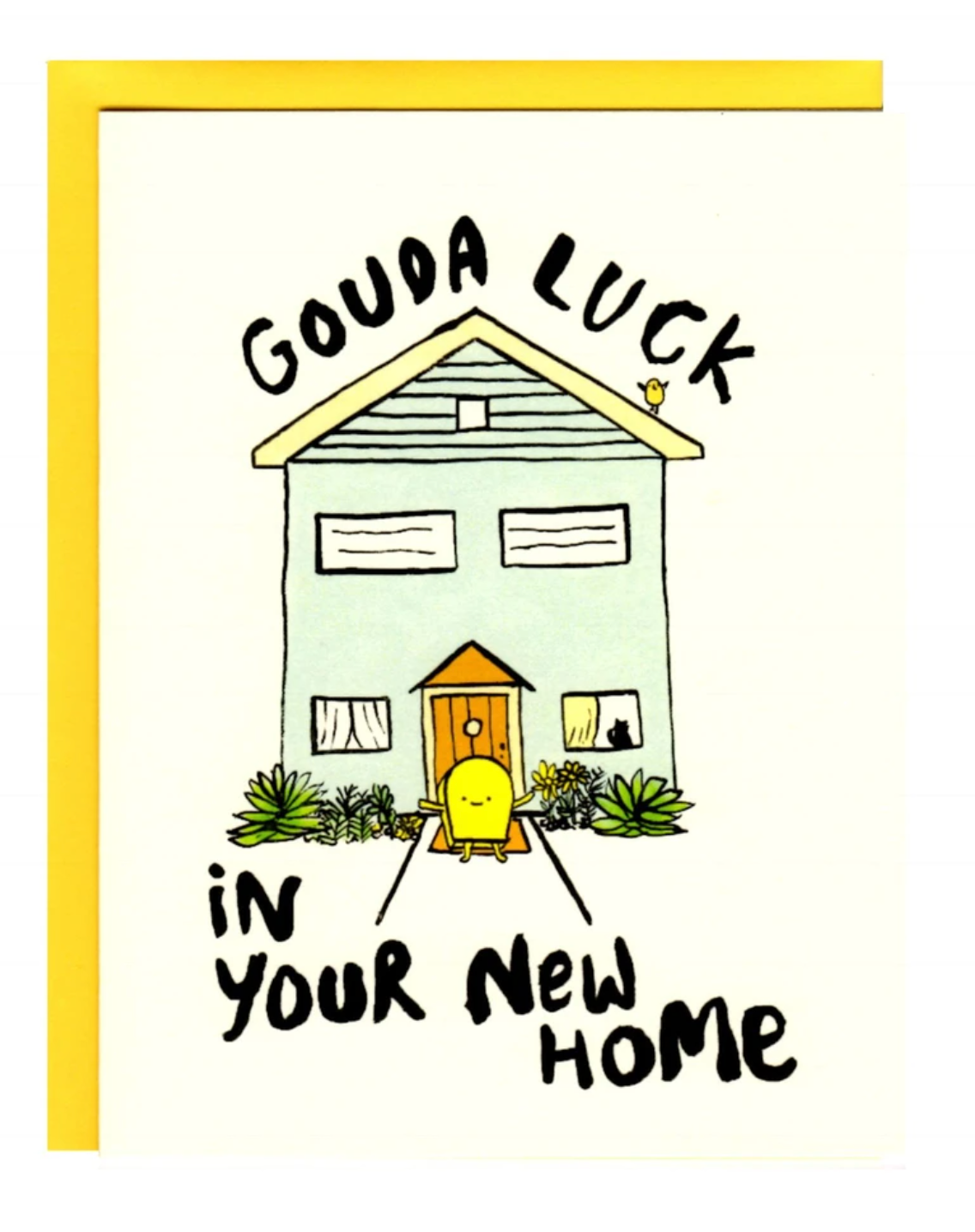 Card - Gouda Luck In Your New House (I Must Draw)