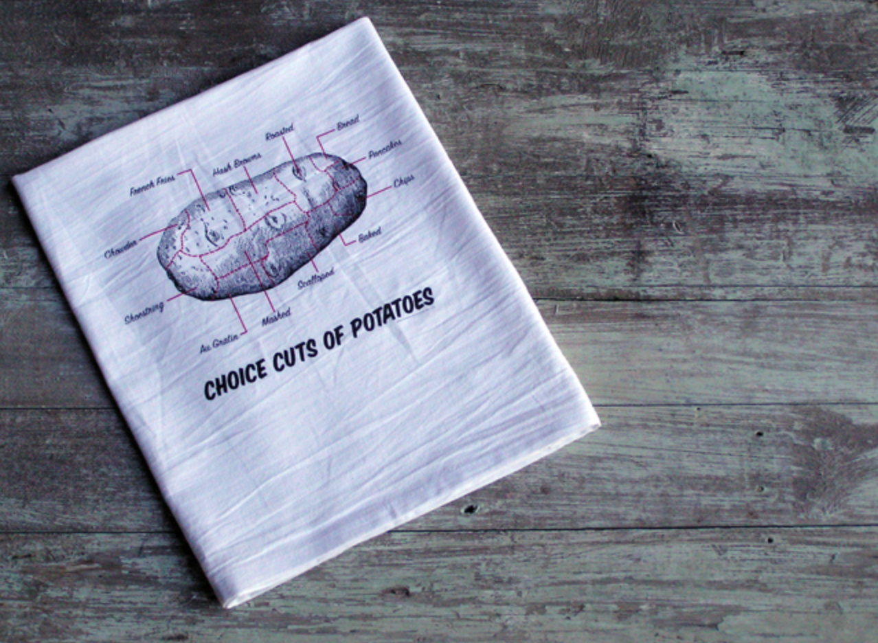 Kitchen Towel - Choice Cuts of Potato