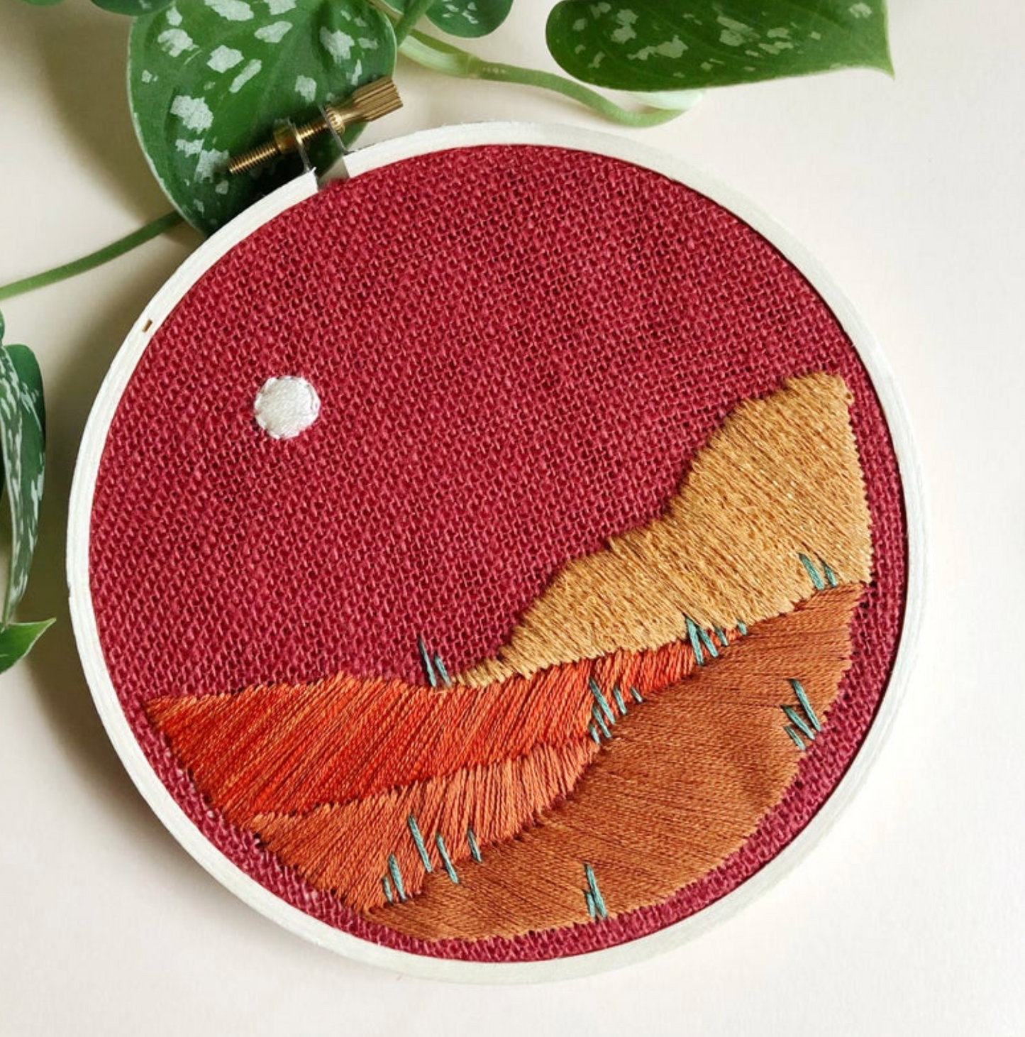 DIY Craft Kit - Embroidery - Desert Landscape Kit